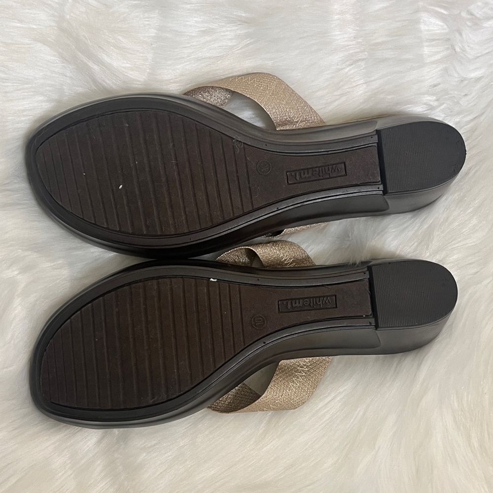 White Mt. Wedge Sandals - Picture 10 of 11